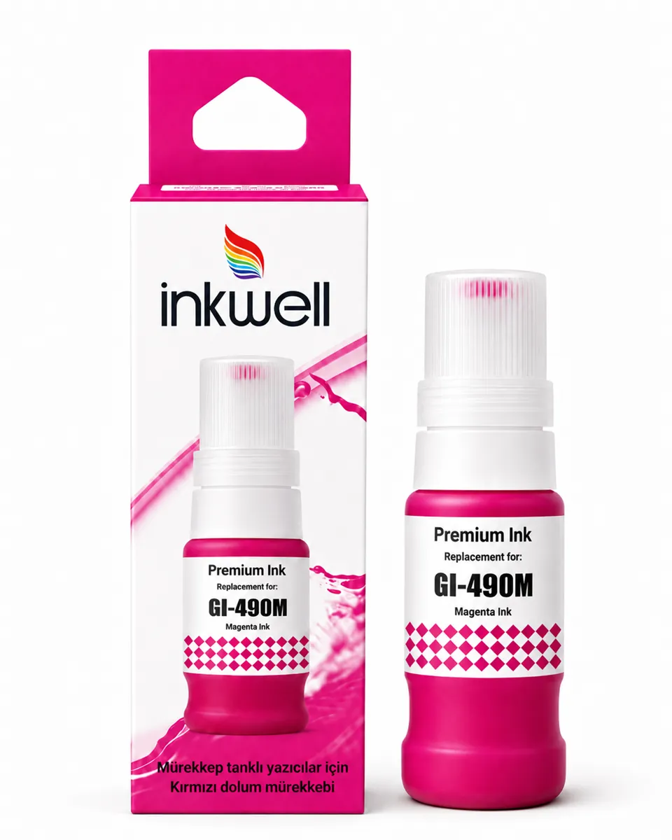 MUADİL MÜREKKEP (İNKWELL CANON GI-490 M) 1